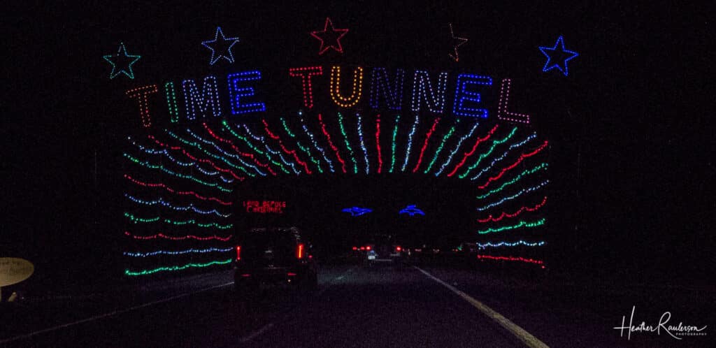 Time Tunnel at Wayne County Lightfest