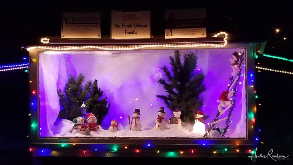 Snowmen at Christmas Lights Wonderland