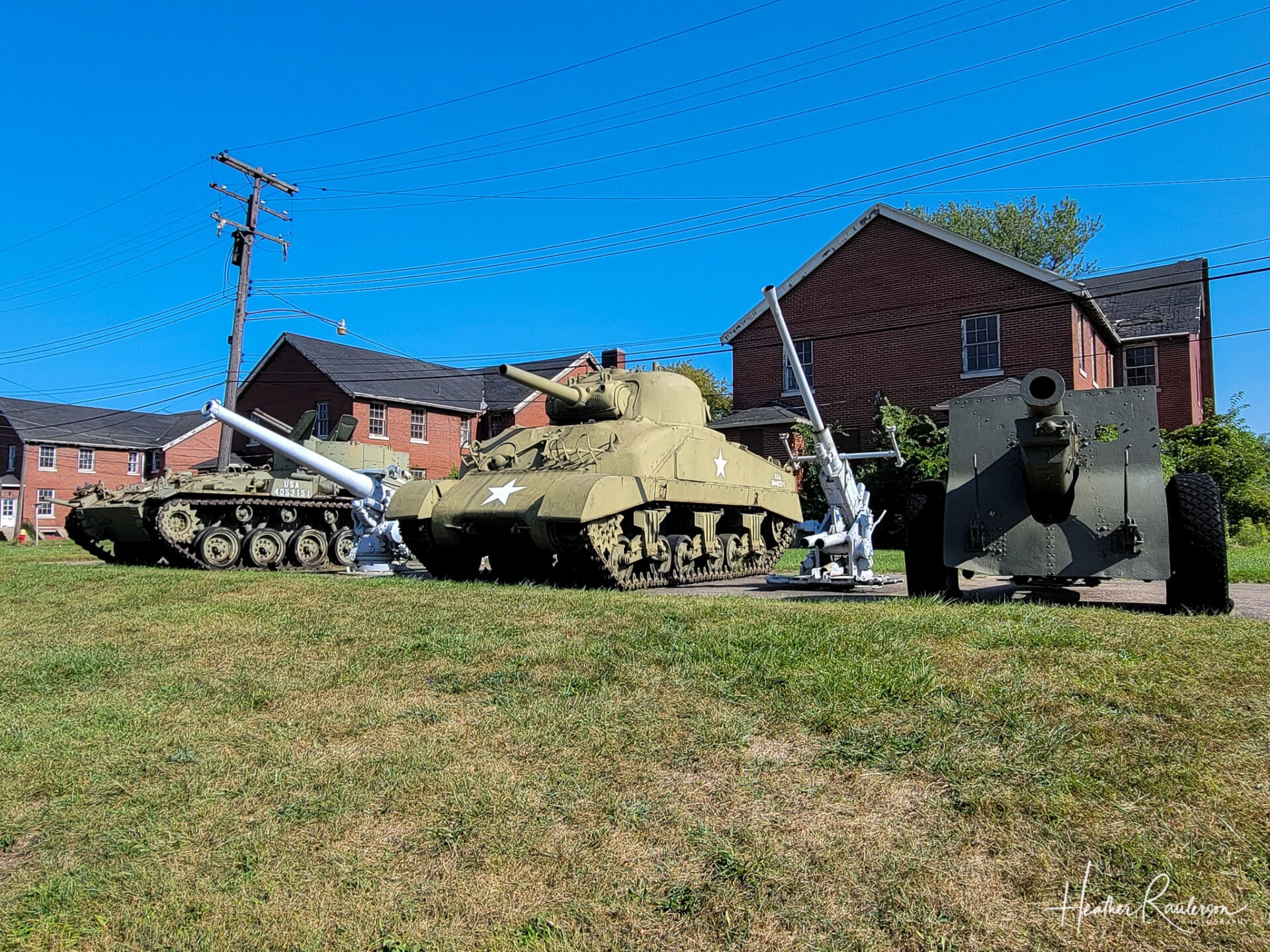 Armored tanks at Fort Wayne