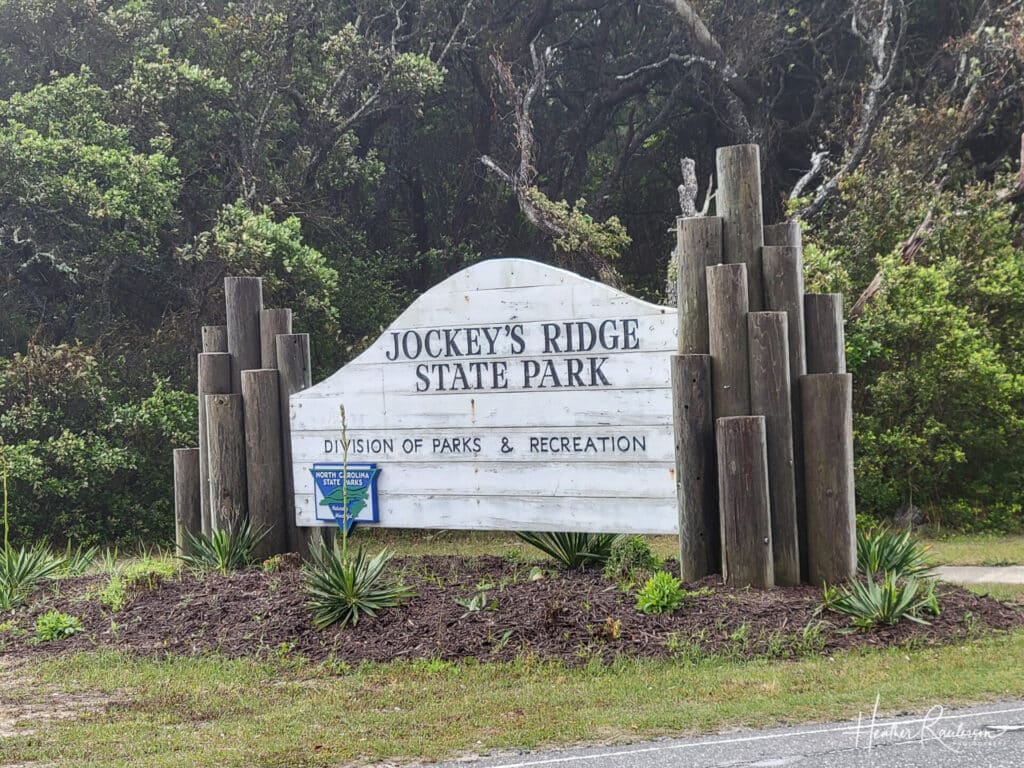 Jockey's Ridge State Park Sign