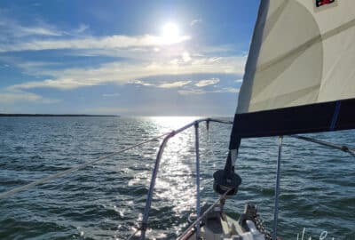 Sailing with Sail Outer Banks on Ablemarle Sound in the Outer Banks