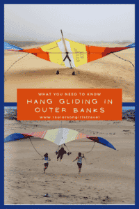 Hang Gliding in Outer Banks Pinterest Pin