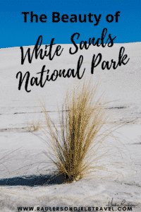 White Sands National Park Pinterest Pin